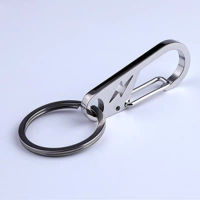 纯手工304不锈钢钥匙扣男士汽车钥匙扣挂件链圈环简约锁匙扣女款