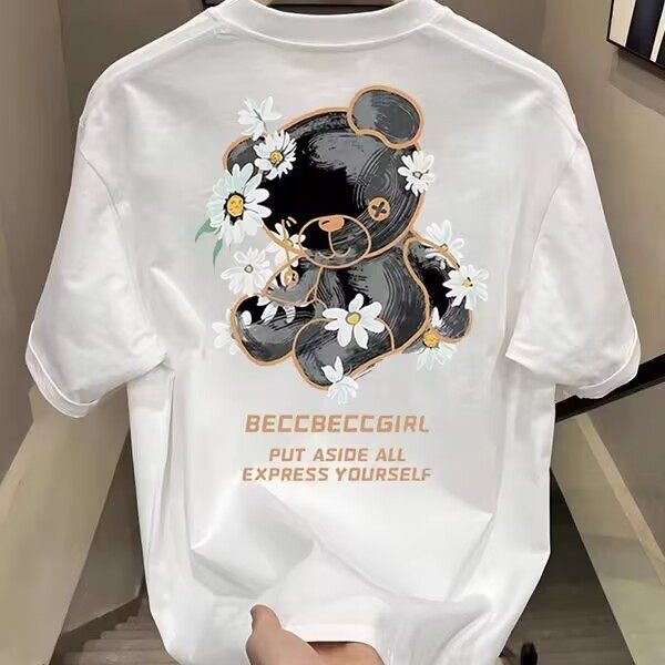 新疆纯棉100%美式重磅短袖T恤