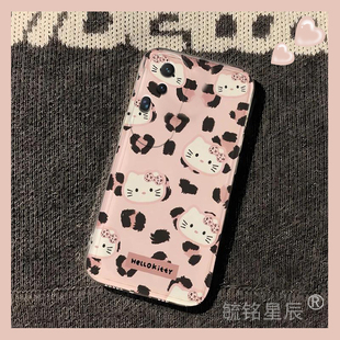 适用vivos20pro手机壳s19/s17t粉色s18豹纹kt猫s17e女hellokitty透明s16可爱s15硅胶s12全包s10防摔s9小众s7t