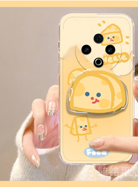 适用vivoy500手机壳y300pro/y200gt新款y100i可爱y100+/c/t黄色y97十y93s奶酪y85带支架的y83透明y81s卡通y79