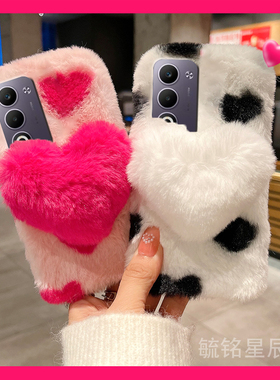 适用oppoa6pro手机壳a6i新款a6gt毛绒a5pro绿色a5x焦虑a3pro猫咪a3x活力版a3i可爱a2pro小猫a1i冬季的a2x毛毛