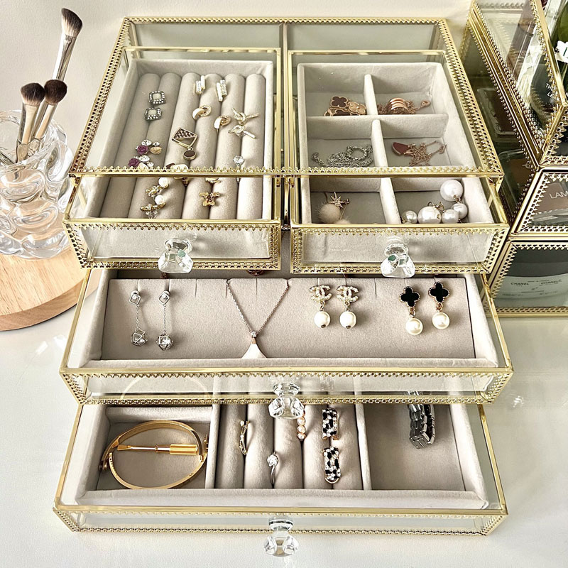 透明首饰盒博斯莱纳高档法式