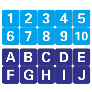 磁性数字号码牌设备编号磁铁吸附圆形方形货架机器机台序号标识牌强力顺序字母贴加油站枪号记号软磁贴片标签