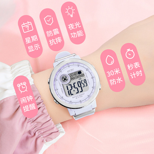 学生手表女2025年新款初高中ins风小众设计简约防水防摔可带闹钟