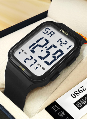 男士手表男老年人专用防水智能大屏大数字显示老人老年大字电子表