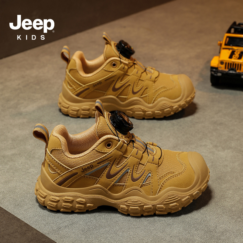 jeep儿童鞋子户外登山鞋秋冬2025