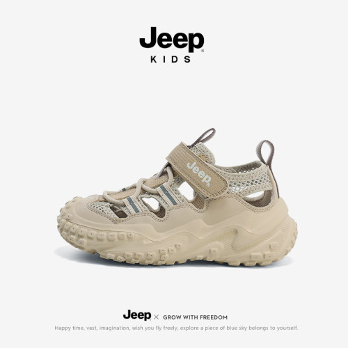 jeep夏季运动凉鞋儿童轻便透气