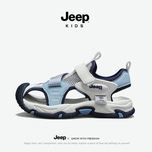 jeep男童运动凉鞋户外防滑儿童