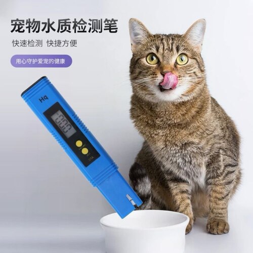 宠物水质测试 按键式大屏幕自动校正ph测试笔