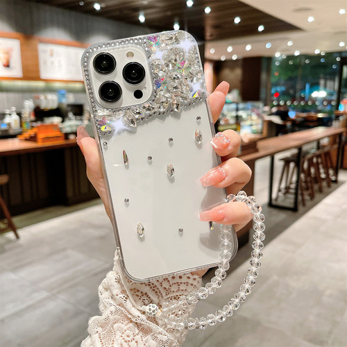 高级感水钻适用苹果手机壳奢华