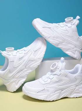 晋江童鞋儿童白色运动网鞋夏款网面透气男童六一小白鞋女童街舞鞋