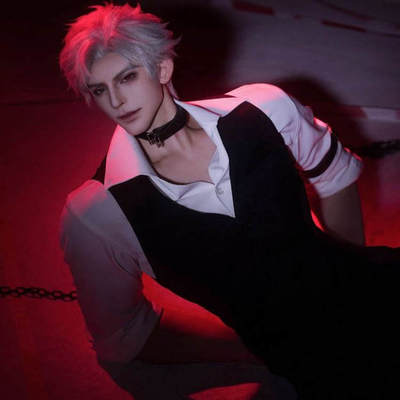 cos西服背心马甲酒吧男模西装