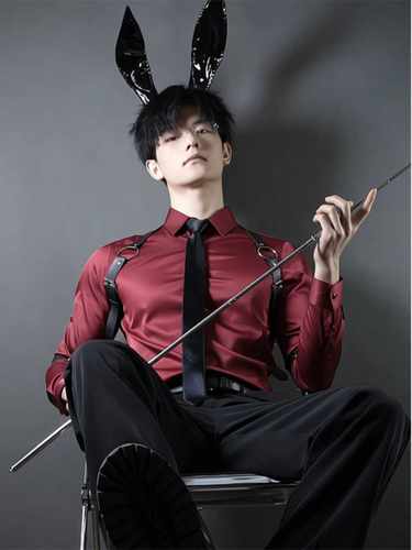 春秋季男士高级感痞帅潮牌衬衣