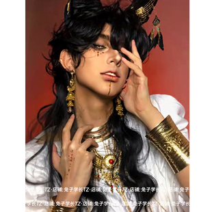 苏丹的游戏 cos异域男生民族服装权利万圣节写真套装旅拍