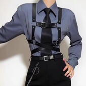 戗驳领西装 衬衫 马甲男模男英伦风收腰禁欲成男cos秦彻恋与深空