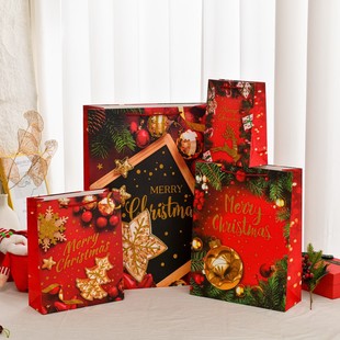 圣诞节礼物袋圣诞礼品袋超大号礼物包装袋圣诞节生日手提袋纸袋子