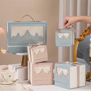 礼物盒婚礼喜糖盒生日礼盒空盒子高级结婚伴手礼盒新款礼品包装盒