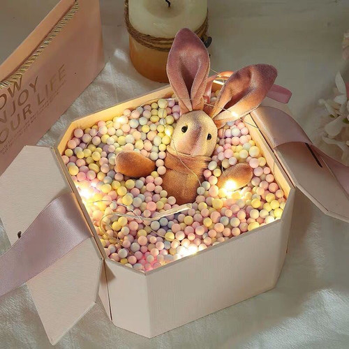 精美八角盒满盒球球创意礼盒