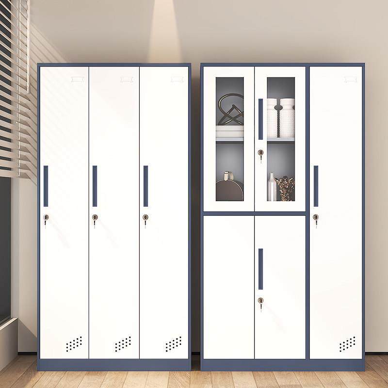 加厚套色带锁员工宿舍更衣柜家用收纳柜浴室健身房换衣柜存包柜子,商业/办公家具,更衣柜,淘宝优惠券,粉丝福利购,淘宝优惠卷