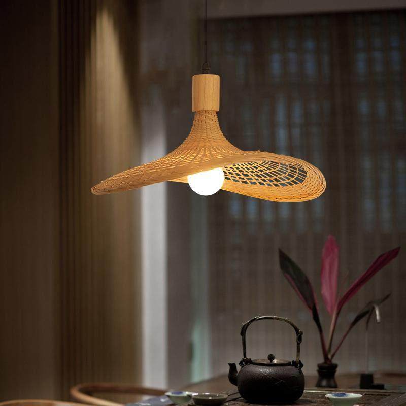 创意草帽灯罩复古风餐厅竹艺灯个性火锅店民宿茶室东南亚竹编吊灯,家装灯饰光源,餐厅吊灯,淘宝优惠券,粉丝福利购,淘宝优惠卷