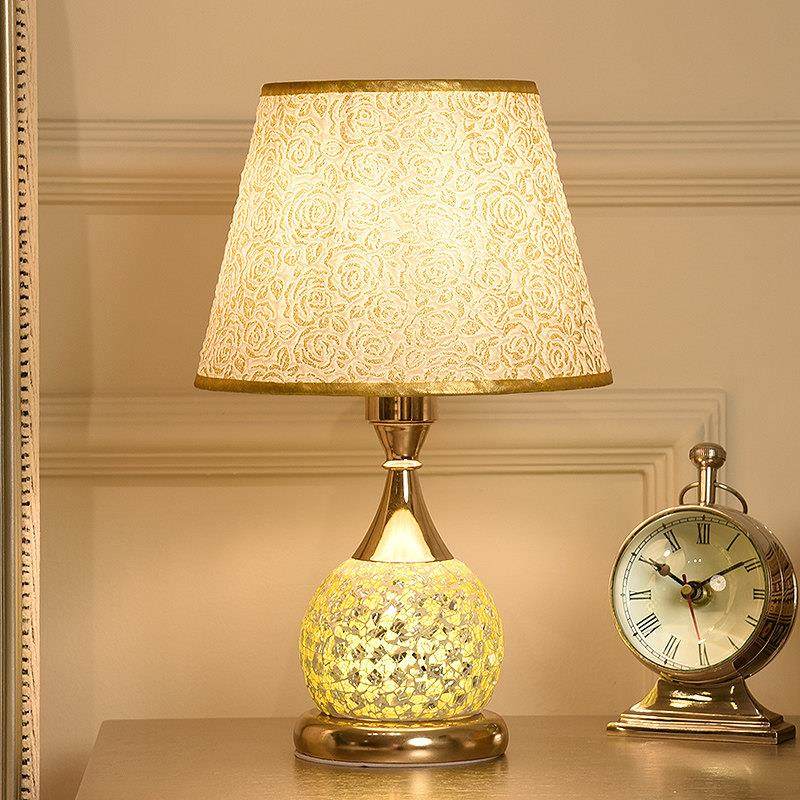 高级感台灯卧室床头柜灯轻奢2025新款结婚长明覆古创意主卧小夜灯