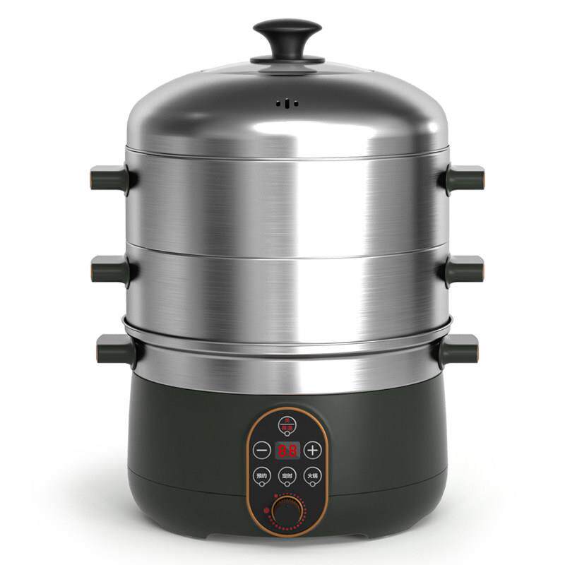 蒸锅家用304不锈钢电蒸锅多功能蒸锅小型多层蒸煮一体锅网红蒸锅