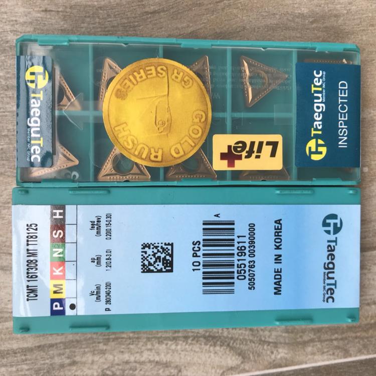 无关税便宜卖 特固克数控刀片TCMT16T304/308 MT TT8125 正品