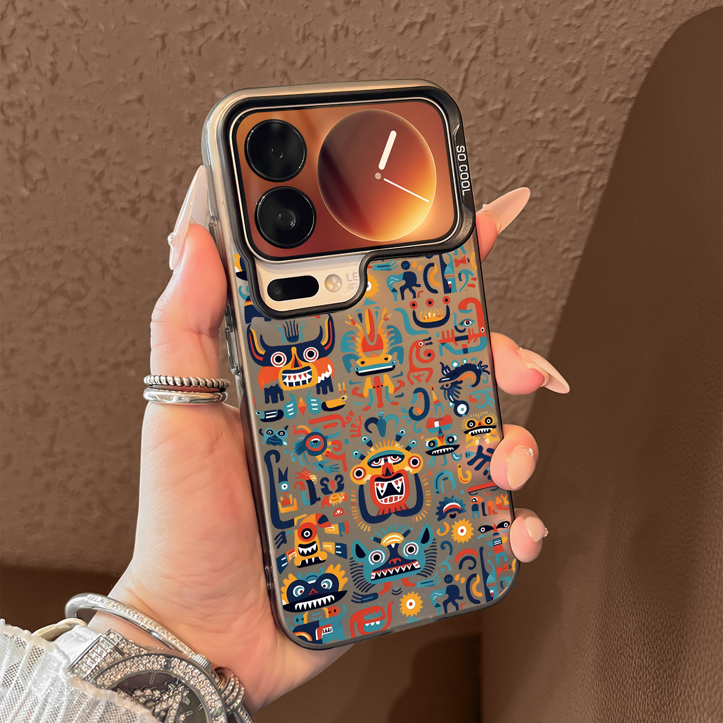 适用于小米手机壳满屏小怪兽