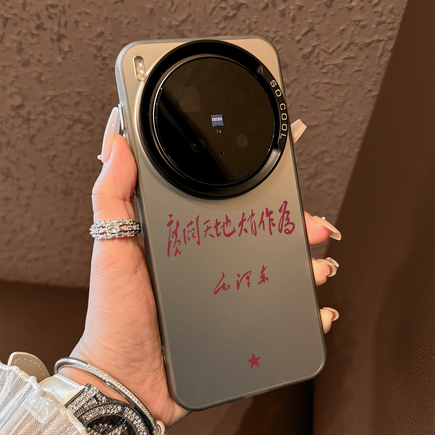 适用vivox300广阔天地彩银手机壳