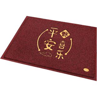 入户门垫进门地垫红色门外大门口蹭脚垫2024新款玄关进户丝圈地毯