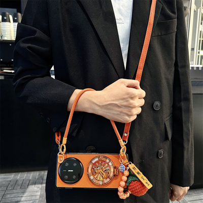 好柿发生發财马支架折叠手机壳