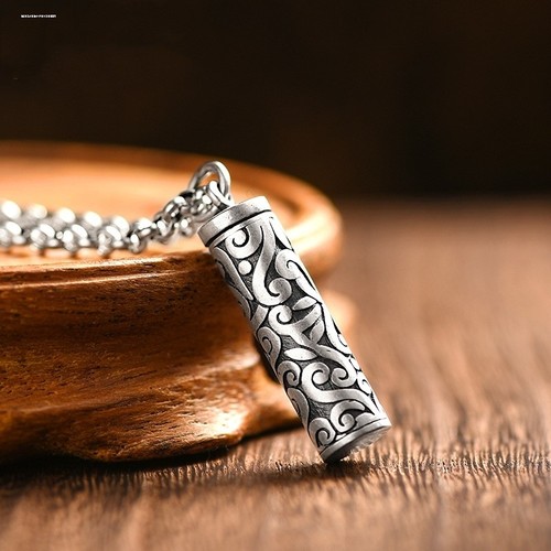 透明舍利子瓶平安符管吊坠尼泊尔嘎乌盒塔小空瓶可打开装朱砂挂件