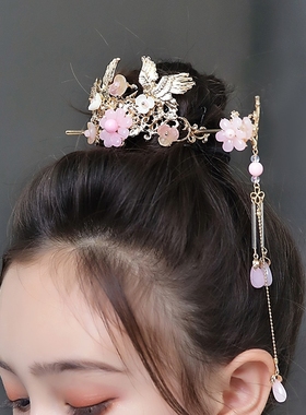 儿童汉服头饰发饰超仙流