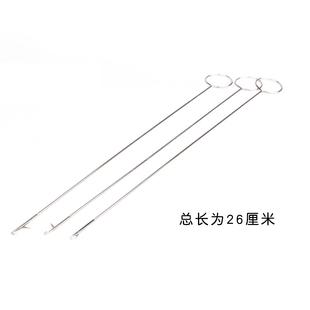 翻里器缝纫翻带器长反耳牵绳器穿带器手工小工具不锈钢钩针穿带器