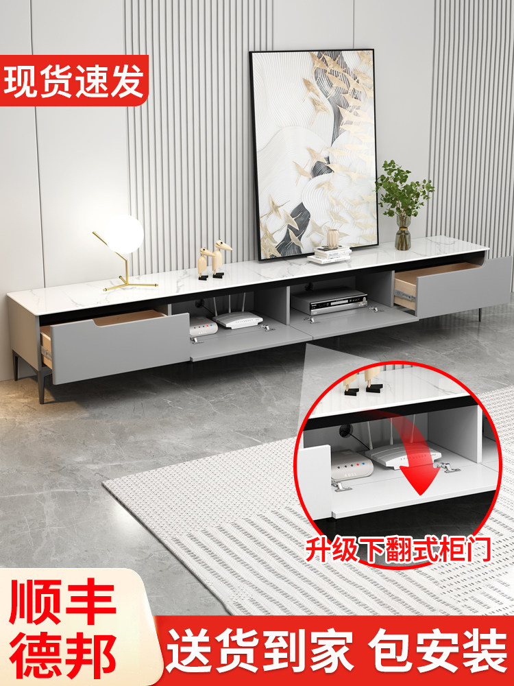 电视柜现代极简主义客厅家居2025新背景墙柜侧柜可访问豪华落地板