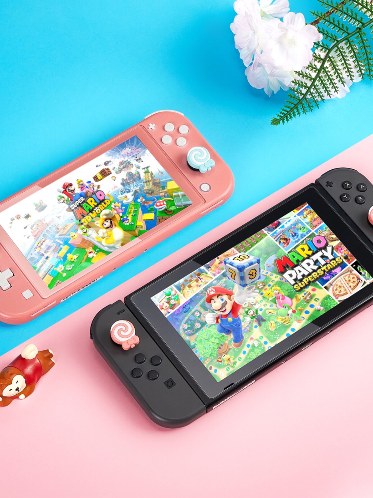 NINTENDO SWITCH OLED LITE 로커 커버 NS 실리콘 로커 캡 라이트 키 캡 보호 커버에 적합