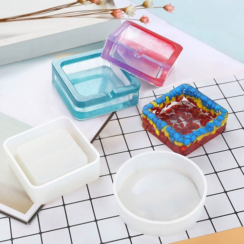 Пепельница, силиконовая форма, эпоксидная смола ручной работы, DIY