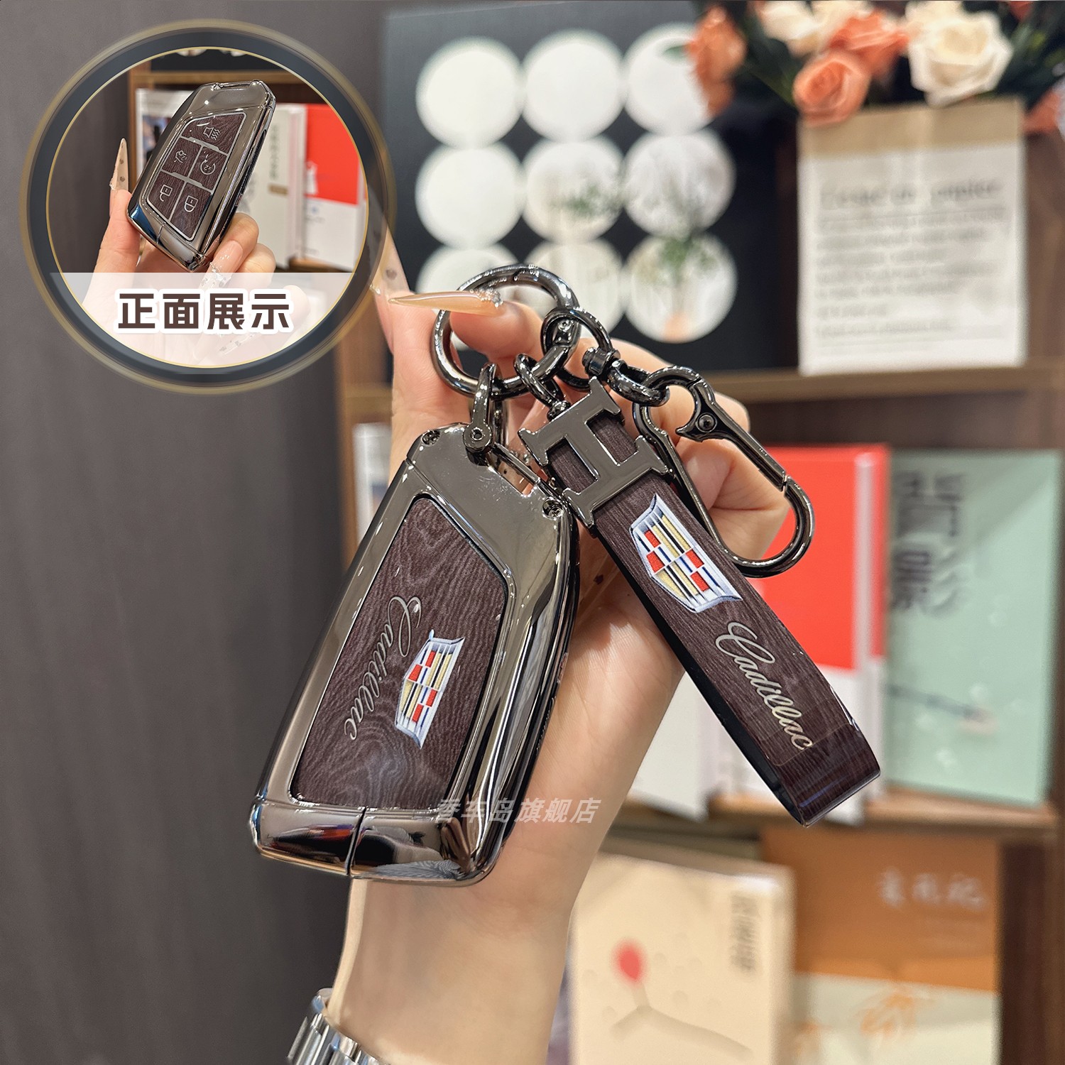 适用凯迪拉克ct5钥匙套cx4/5/6卡迪拉克xt5扣xt4/xt6壳atslxts包