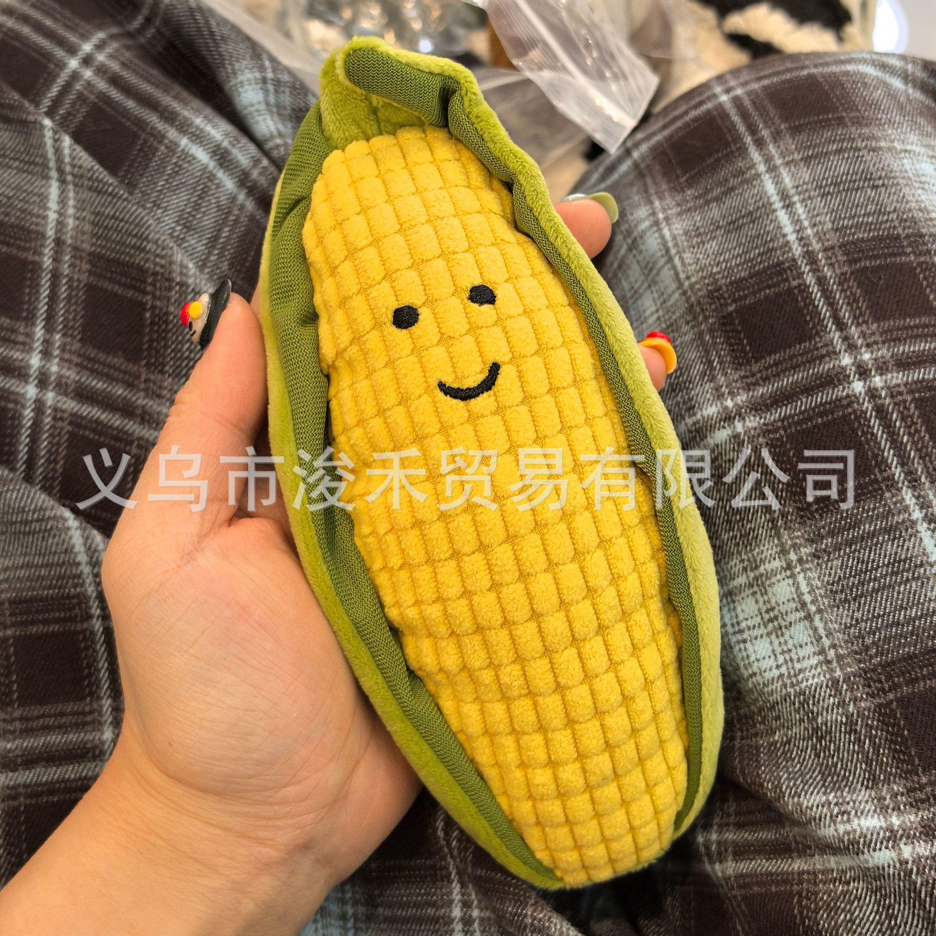 现货趣味蔬菜水果耳机布艺类玩具