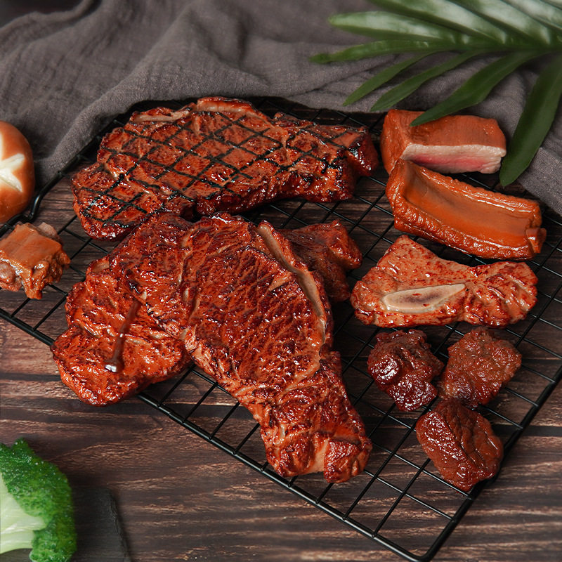 仿真牛排牛肉排骨牛仔类图片