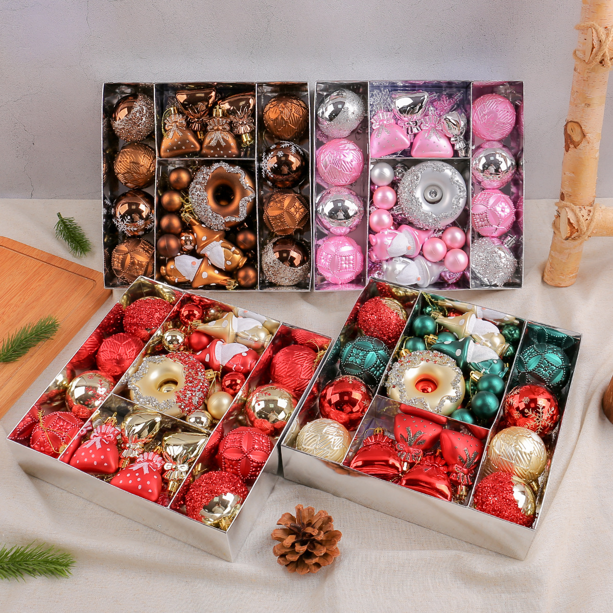 跨境圣诞树装饰品甜甜圈