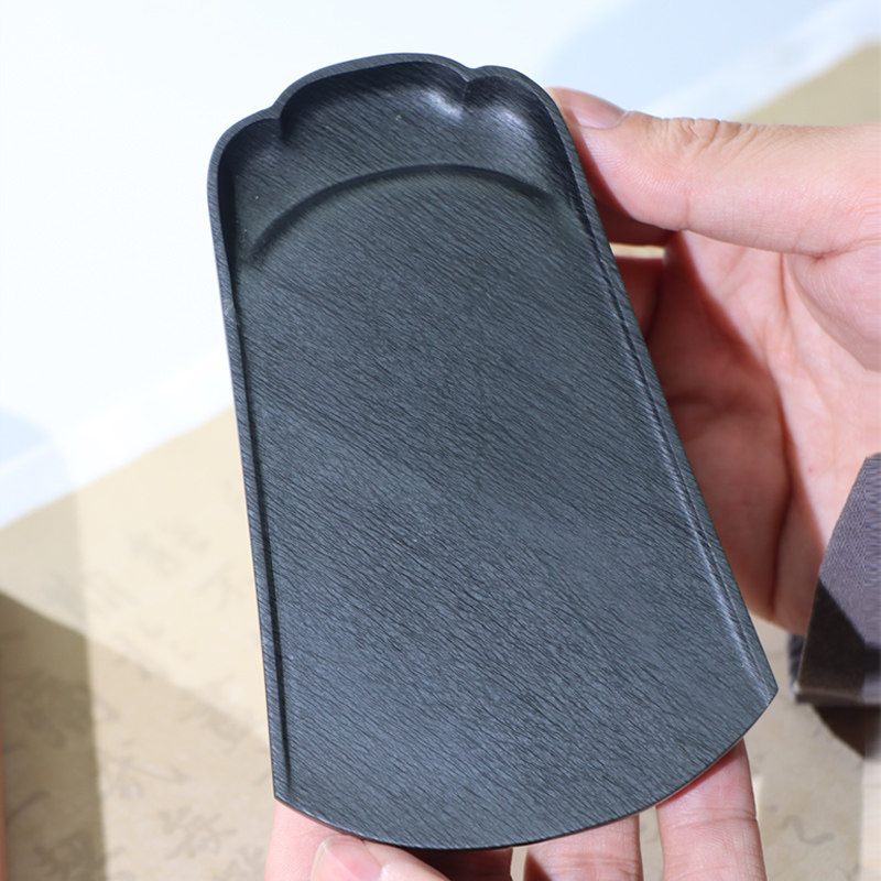 非遗歙砚龙尾山四大名坑罗纹坑刷丝罗纹纹理通透发墨如油老坑孤品一图一物香樟木盒包装文房四宝礼品收藏