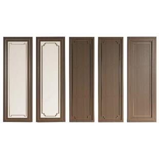 高档原木柜门定制松木白蜡木樱桃木黑胡桃木实木厨房全屋厂家直销