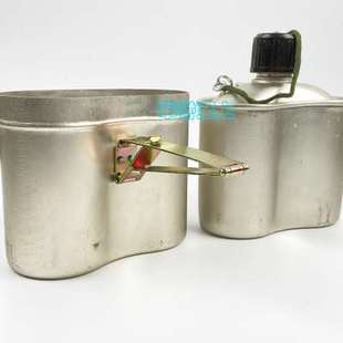 饭盒水壶怀旧多功能铝饭盒可烧水户外老式 定制库存老货78式 露营铝