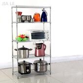 长80宽30厨房置物架微波炉烤箱架不锈钢色锅架房间储物架书架鞋 架