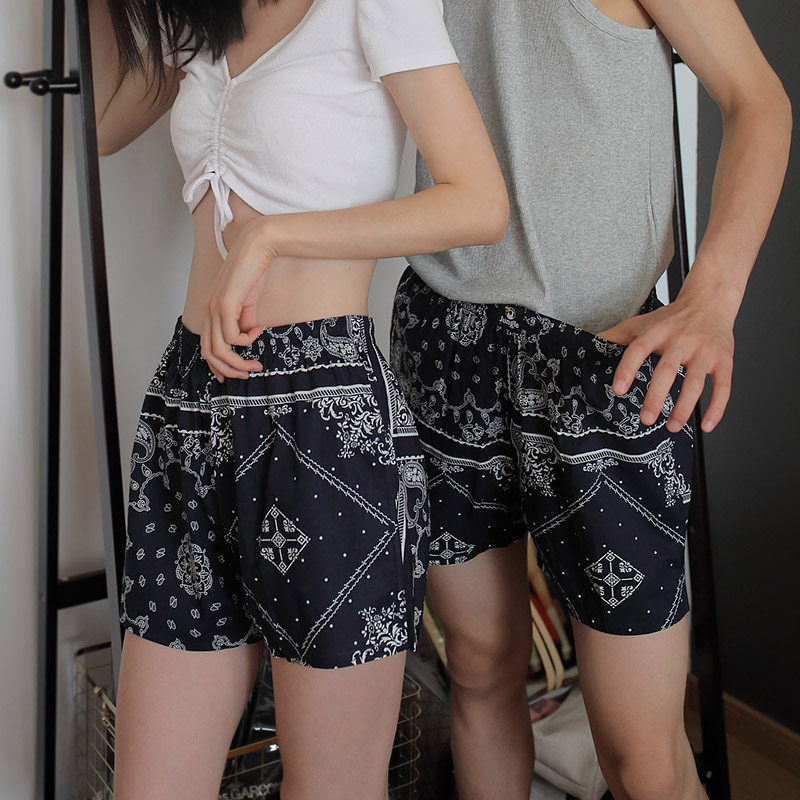 男士内裤宽松舒适透气纯棉平角四角居家大码睡裤衩阿罗裤内裤男生,女士内衣/男士内衣/家居服,睡裤/家居裤,淘宝优惠券,粉丝福利购,淘宝优惠卷