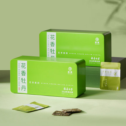福鼎老白茶2018年白牡丹茶叶500g散装茶饼方片茶正宗花毫香可冷泡