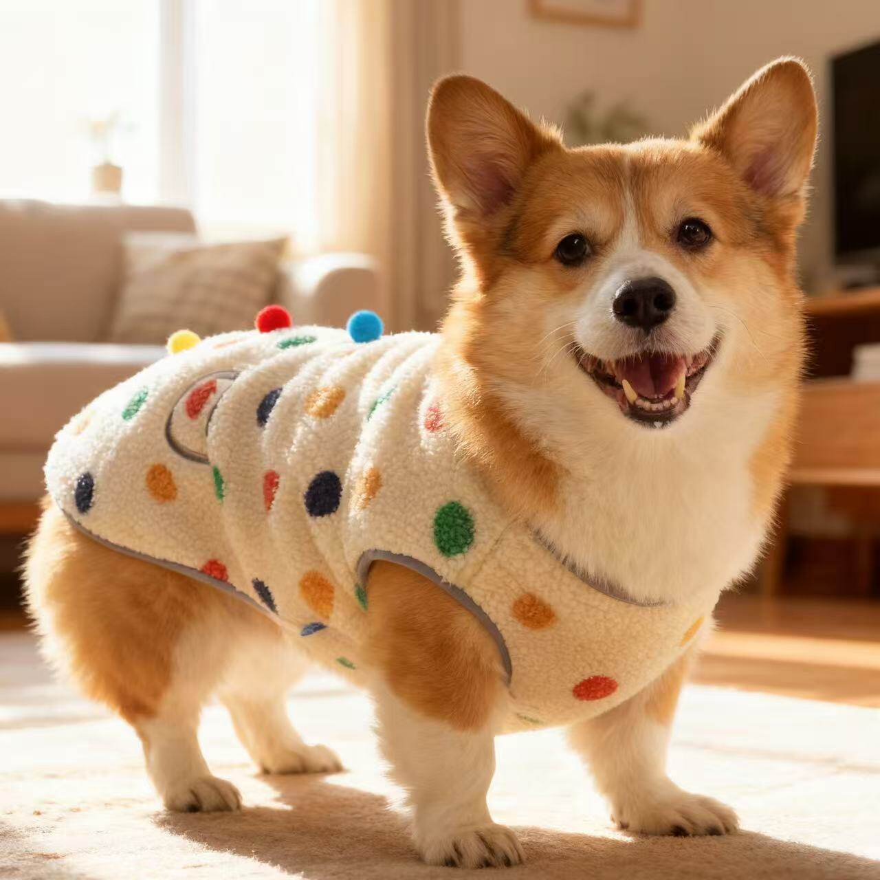 狗狗衣服秋冬季马甲保暖加绒可爱网红时尚宠物柴犬柯基雪纳瑞冬款
