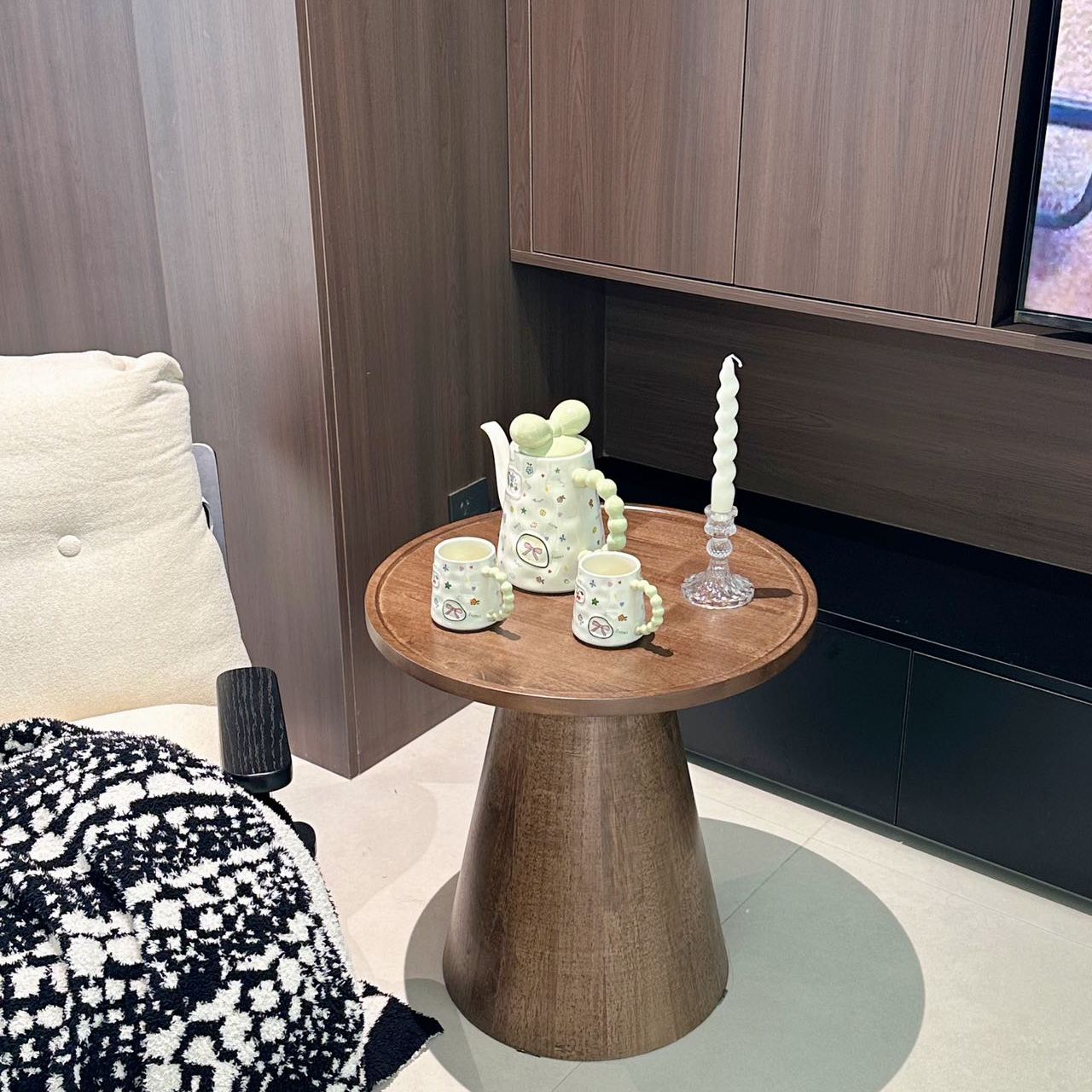 全实木茶几组合小户型现代简约