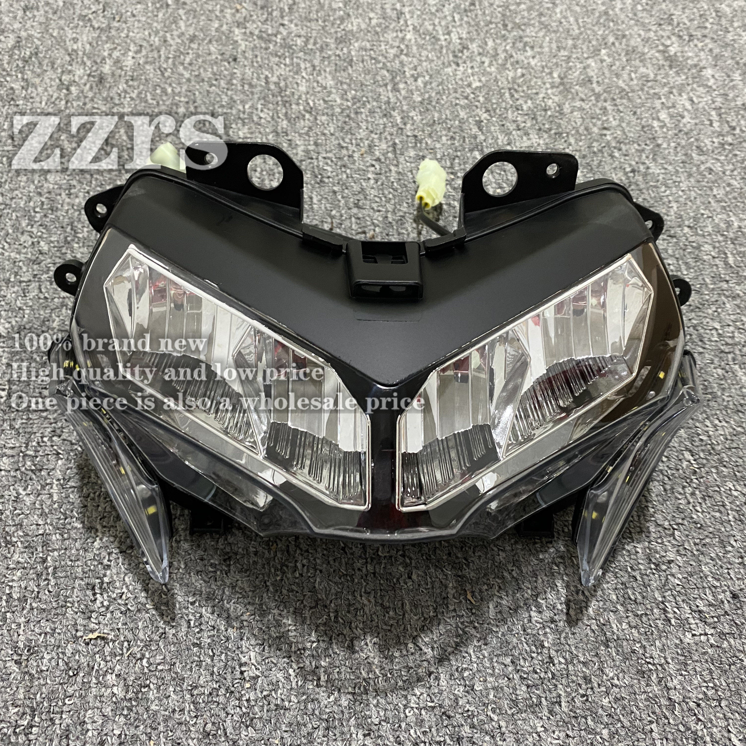 KAWASAKI Z900 헤드라이트 어셈블리에 적합 20 21 22 전면 LED 조명 측면 조명 둘러싸인 가장자리 스티어링 헤드라이트